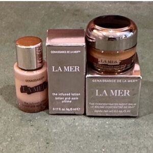 La Mer Infused Lotion and Night Balm Duo
